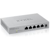 Zyxel - XMG-105 - 5-Port 2.5G Multi-Gig Switch - Blauw - Desktop/Wandmontage