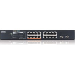 Zyxel 18-Port Multi-Gig Switch | 2.5G Cloud/Smart Managed | mit 8 x PoE++ @180W Budget | 2 x 10G SFP+ | Rackmontage [XMG1915-18EP]