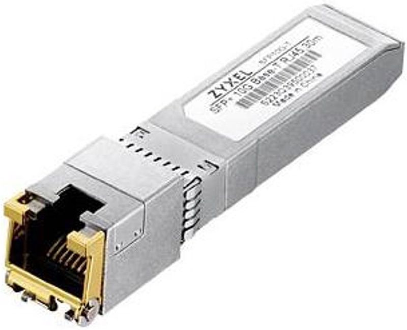 Zyxel - SFP10G-T - Zendontvanger - Zilver - RJ-45 - 10GBASE-T