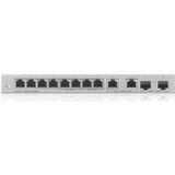 Zyxel XGS1010-12-ZZ0102F netwerk-switch Unmanaged Gigabit Ethernet (10/100/1000) Grijs