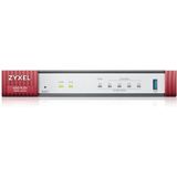 Zyxel - USGFLEX50HP Gold - Router - Grijs, Rood - 5 RJ-45 Poorten