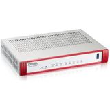 Zyxel - USGFLEX50HP Gold - Router - Grijs, Rood - 5 RJ-45 Poorten