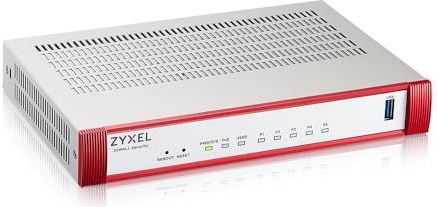 Zyxel - USGFLEX50HP Gold - Router - Grijs, Rood - 5 RJ-45 Poorten