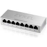 Zyxel - GS-108BV5 - Netwerkschakelaar - Zilver - 8 Poorten - Gigabit Ethernet