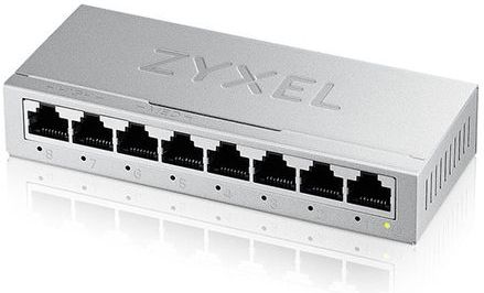 Zyxel - GS-108BV5 - Netwerkschakelaar - Zilver - 8 Poorten - Gigabit Ethernet