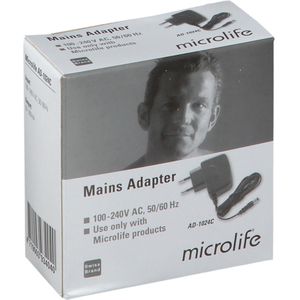 Microlife AD-1024C - Netadapter - Bovenarm Bloeddrukmeter - Universeel - Voor Microlife (excl. Watch BP home)