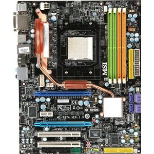 MSI K9N2 SLI Platinum moederbord (8 GB, AMD, Phenom X3, Phenom X4, Sempron, Socket AM2, Gigabit Ethernet, ATX)