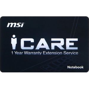 MSI 1 jaar garantieverlenging Notebook