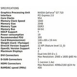 MSI GeForce GT 710 2GB Passief