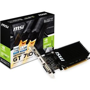 MSI NVIDIA GeForce GT 710 - 2GD3H LP - GDDR3