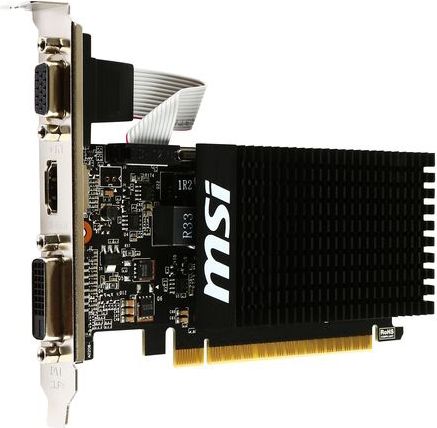 MSI NVIDIA GeForce GT 710 - 2GD3H LP - GDDR3