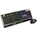 MSI Vigor GK30 Combo - Toetsenbord en Muis Bundel - QWERTY - Zwart