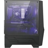 MSI MAG Forge 100M Midi Tower Zwart, Transparant
