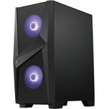 MSI MAG Forge 100M Midi Tower Zwart, Transparant