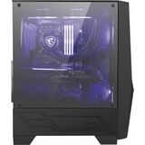 MSI MAG Forge 100M Midi Tower Zwart, Transparant