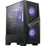MSI MAG Forge 100M Midi Tower Zwart, Transparant