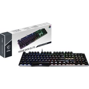 MSI VIGOR GK50 ELITE (AZERTY BE) - RGB Gaming keyboard - High end Game toetsenbord