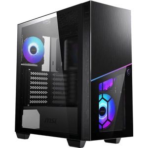 MSI MPG SEKIRA 100R - Towermodel - uitgebreide ATX - geen voeding (ATX) - USB/Audio