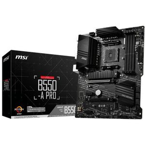 Moederbord - MSI B550-A PRO - ATX - AM4 Socket - AMD B550 – Realtek RTL8118H LAN - Realtek ALC892 HD Audio