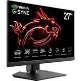 MSI Optix MAG274QRFDE-QD - Computer Monitor - Zwart - 27 Inch - 2560 x 1440 Pixels - 165 Hz G-SYNC