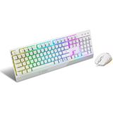 MSI VIGOR GK30 COMBO WHITE US toetsenbord USB QWERTY Italiaans Wit