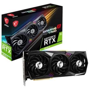 MSI GeForce RTX 3070 Ti GAMING X TRIO 8G Gaming Grafische kaart - NVIDIA RTX 3070 Ti, GPU 1830 MHz, 8 GB GDDR6X geheugen, zwart