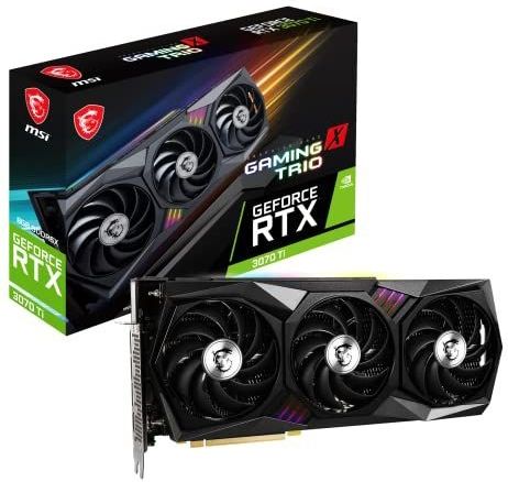 MSI GAMING GeForce RTX 3070 Ti X TRIO 8G NVIDIA 8 GB GDDR6X