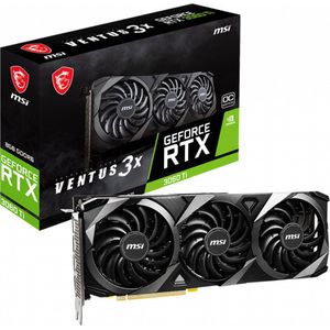MSI VENTUS RTX 3060 TI 3X 8G OC LHR videokaart NVIDIA GeForce RTX 3060 Ti 8 GB GDDR6