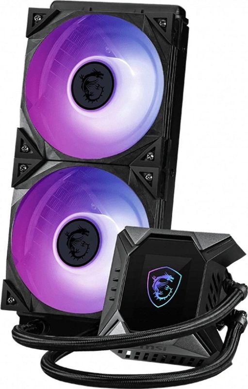 MSI - MPG CoreLiquid K240 V2 - CPU Waterkoeler - Zwart - 2800 RPM