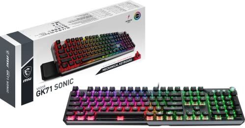 Msi - Vigor GK71 Sonic Gamingtoetsenbord - Rood - Mechanisch - Achtergrondverlichting
