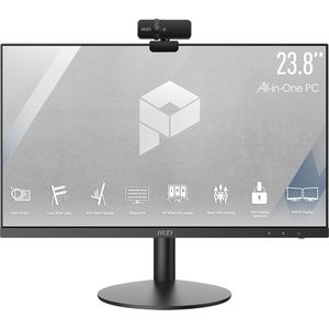 MSI Pro AP241 11M-241EU Intel® Core™ i5 i5-11400 60,5 cm (23.8") 1920 x 1080 Pixels Alles-in-één-pc 8 GB DDR4-SDRAM 256 GB SSD Wi-Fi 6 (802.11ax) Zwart