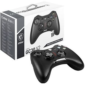 MSI Force GC30 V2 Zwart USB 2.0 Gamepad Analoog/digitaal Android, PC