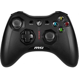 MSI Force GC30 V2 draadloze pc- en Android-gamepad tot 8 uur gebruik, verwisselbare kruisrichting, 2 vibratiemotoren, ergonomisch ontwerp