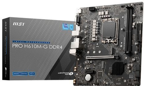 Motherboard MSI PRO H610M-G DDR4 LGA1700