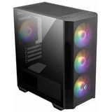 MSI MAG FORGE M100R - PC Case - Behuizing - Compatibel voor Micro-ATX, Mini-ITX - Zonder voeding - Zwart