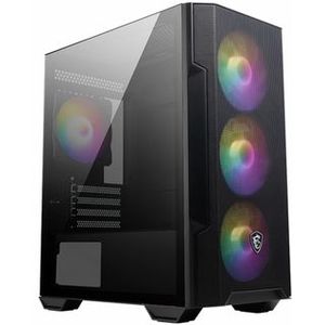 MSI MAG FORGE M100R - PC Case - Behuizing - Compatibel voor Micro-ATX, Mini-ITX - Zonder voeding - Zwart