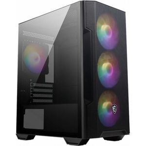MSI MAG FORGE M100R - PC Case - Behuizing - Compatibel voor Micro-ATX, Mini-ITX - Zonder voeding - Zwart