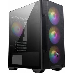 MSI MAG FORGE M100R - PC Case - Behuizing - Compatibel voor Micro-ATX, Mini-ITX - Zonder voeding - Zwart