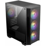 MSI MAG Forge M100A Micro Tower Zwart, Transparant