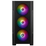 MSI MAG Forge M100A Micro Tower Zwart, Transparant