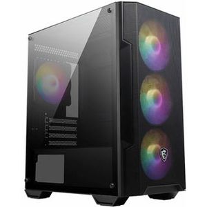 MSI MAG Forge M100A Micro Tower Zwart, Transparant