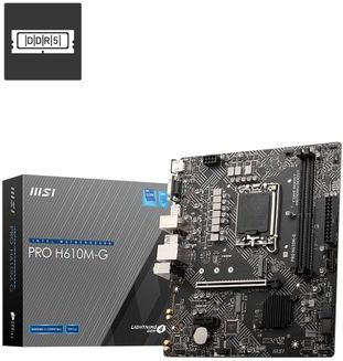 MSI PRO H610M-G moederbord Intel H610 LGA 1700 micro ATX