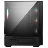 MSI MAG Forge 112R - PC Case - Behuizing - Compatibel voor ATX, micro ATX, Mini-ITX - Gehard glas - Zwart