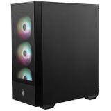 MSI MAG Forge 112R - PC Case - Behuizing - Compatibel voor ATX, micro ATX, Mini-ITX - Gehard glas - Zwart
