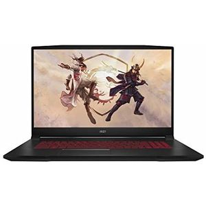MSI Gaming GF76 12UGS-448XES Katana Intel® Core™ i7 i7-12700H Laptop 43,9 cm (17.3") Full HD 16 GB DDR4-SDRAM 512 GB SSD NVIDIA GeForce RTX 3070 Ti Wi-Fi 6 (802.11ax) Zwart