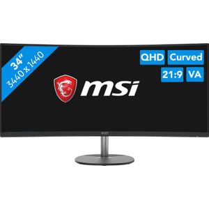 MSI PRO MP341CQ 34i/3440x1440/VA/100Hz/VA/C