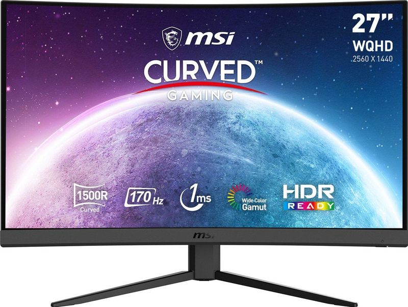 MSI Optix G27CQ4DE E2 LED display ,6 (27") 2560 x 1440 Pixels Wide Quad HD Zwart