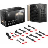 Msi Meg Ai1300p Pcie5 1300w Power Supply Voeding