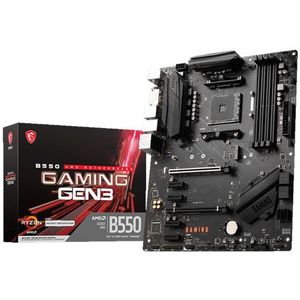 Motherboard MSI B550 GAMING GEN3 AMD B550 AMD AMD AM4
