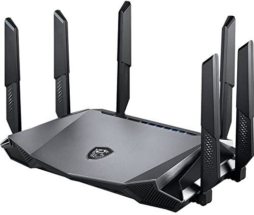 MSI - RadiX AX6600 - Gaming Router - Zwart - WiFi 6 - Tri-band